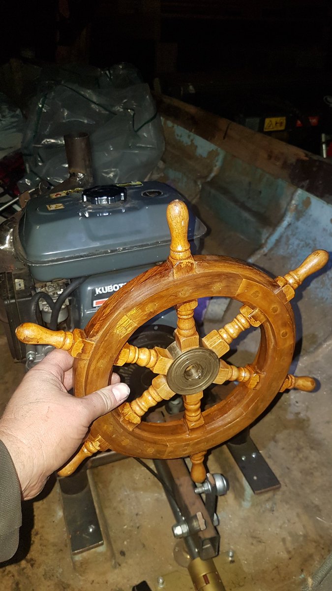 #OnThisDay, back in 2020, I was deciding on where Nessie's steering wheel would look &amp; feel the best after changing the design from a tiller.