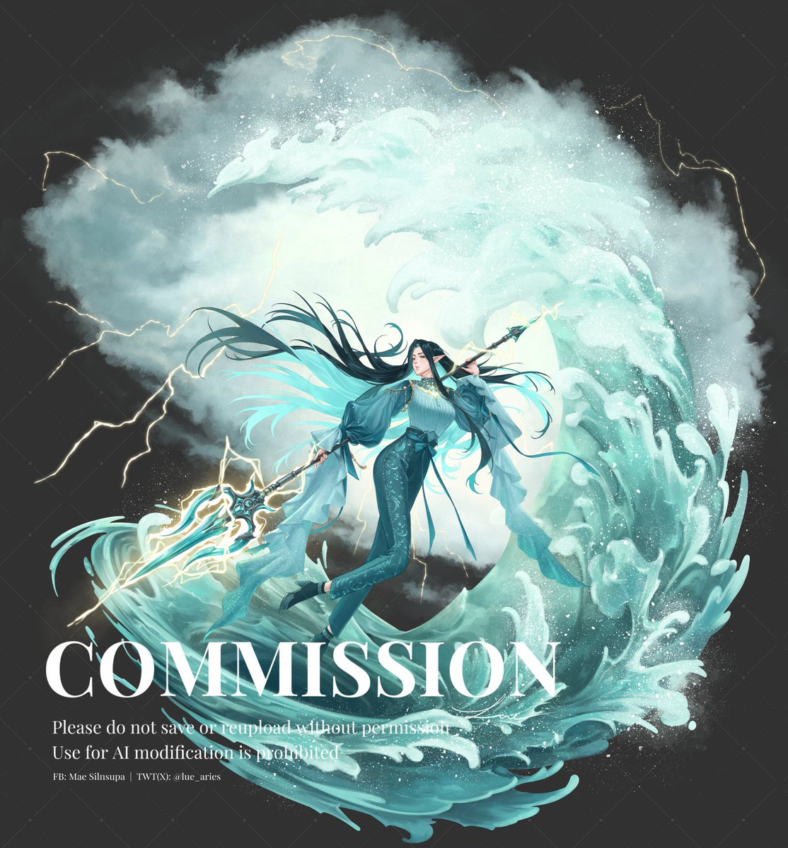 Commission for: QiQi ABear
[Full Color]