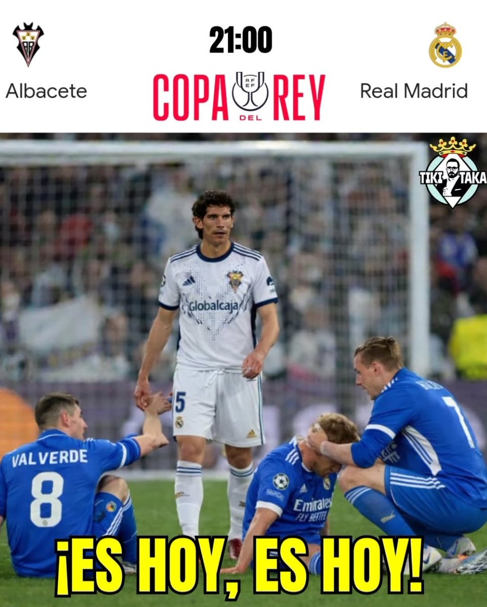 Ha llegado el día🦇🖤🤍
#Albacete #CopaDelRey #Vallejo