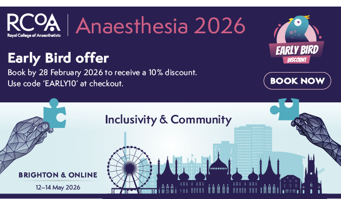 RCoA's flagship conference, Anaesthesia 2026