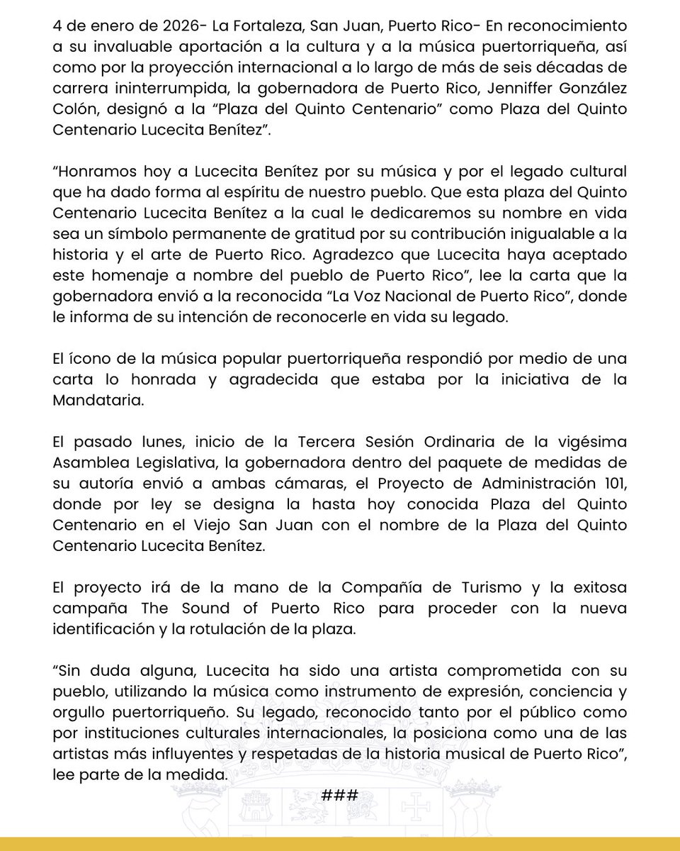 Jenniffer González tweet media