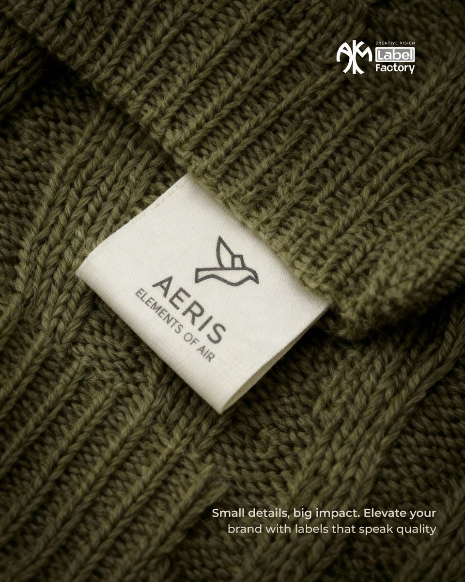 creativ43583649's tweet image. Small details. Big impact.
Because the right label doesn’t just finish a product — it defines the brand. 🧵✨

#labelfactory #branddetails #wovenlabels #garmentbranding #fashionlabels #qualitymatters #brandidentity #textiledesign #creativevision