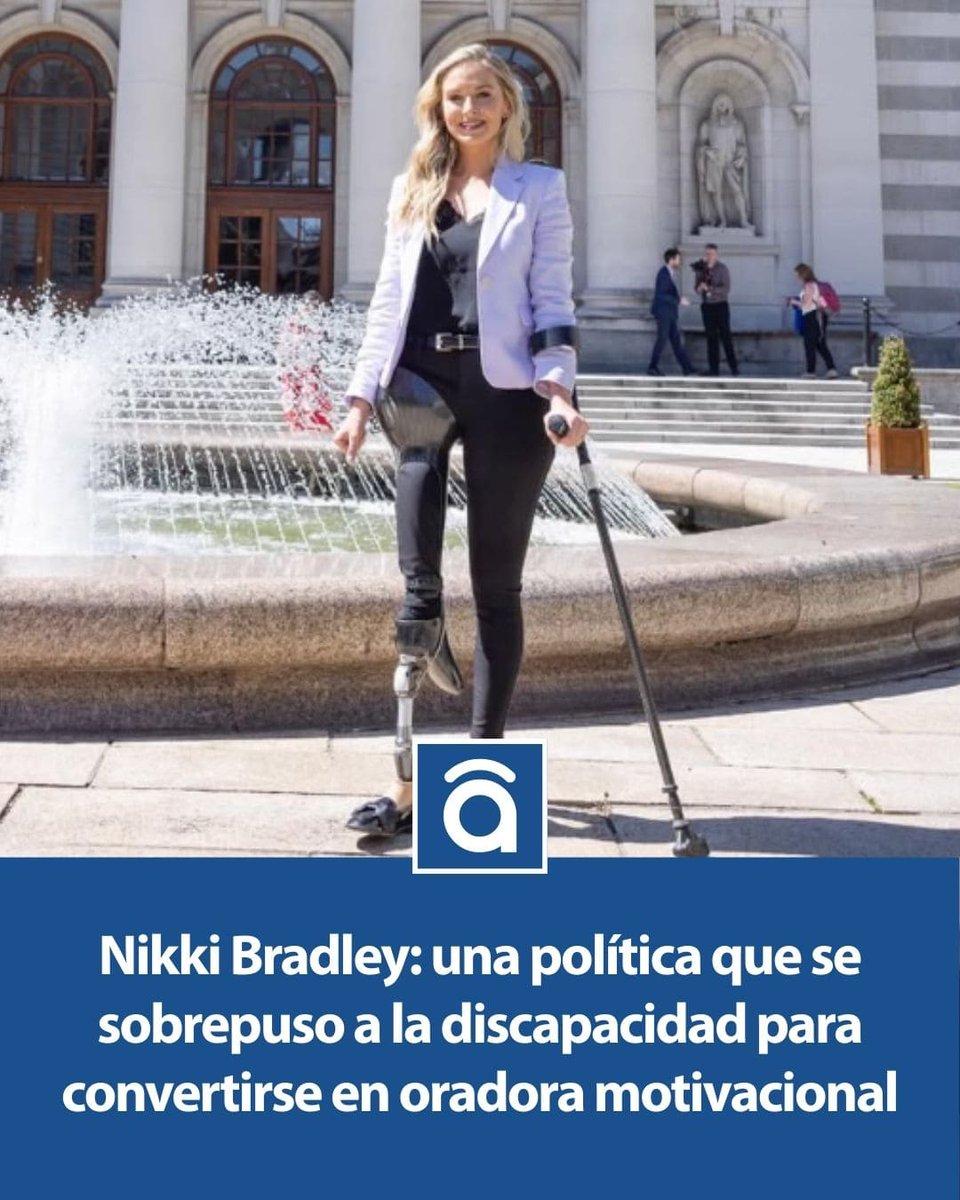 Nikki Bradley: una política que se sobrepuso a la discapacidad para convertirse en oradora motivacional.

Defensora de los derechos de las personas con discapacidad y amputada tras una grave enfermedad, Nikki Bradley es política del Senado de Irlanda.

Además, esta política y