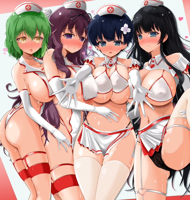 5年ぶりくらいに熱出した記念にシノビクリニック再掲です。4人に看病して貰ったらすぐ治るのになー(チラチラッ🤒💕
#閃乱カグラ 