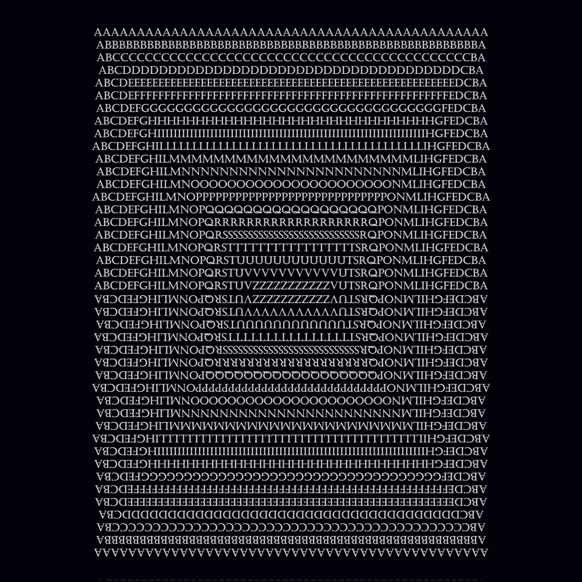 ____

<< Tappeto letterario - Literary carpet >>

© Luciano Caggianello
© Archivio Luciano Caggianello

#art #artist #conceptual #visual #lucianocaggianello #lettering #society #artforsociety #carpet #literary #art_gallery #concept #poetry #visual_poetry #visual_art #artistsonX