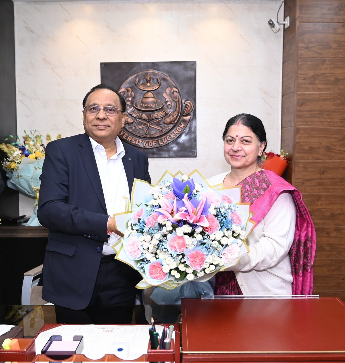 Prof. J. P. Saini assumes charge of Vice Chancellor, University of Lucknow