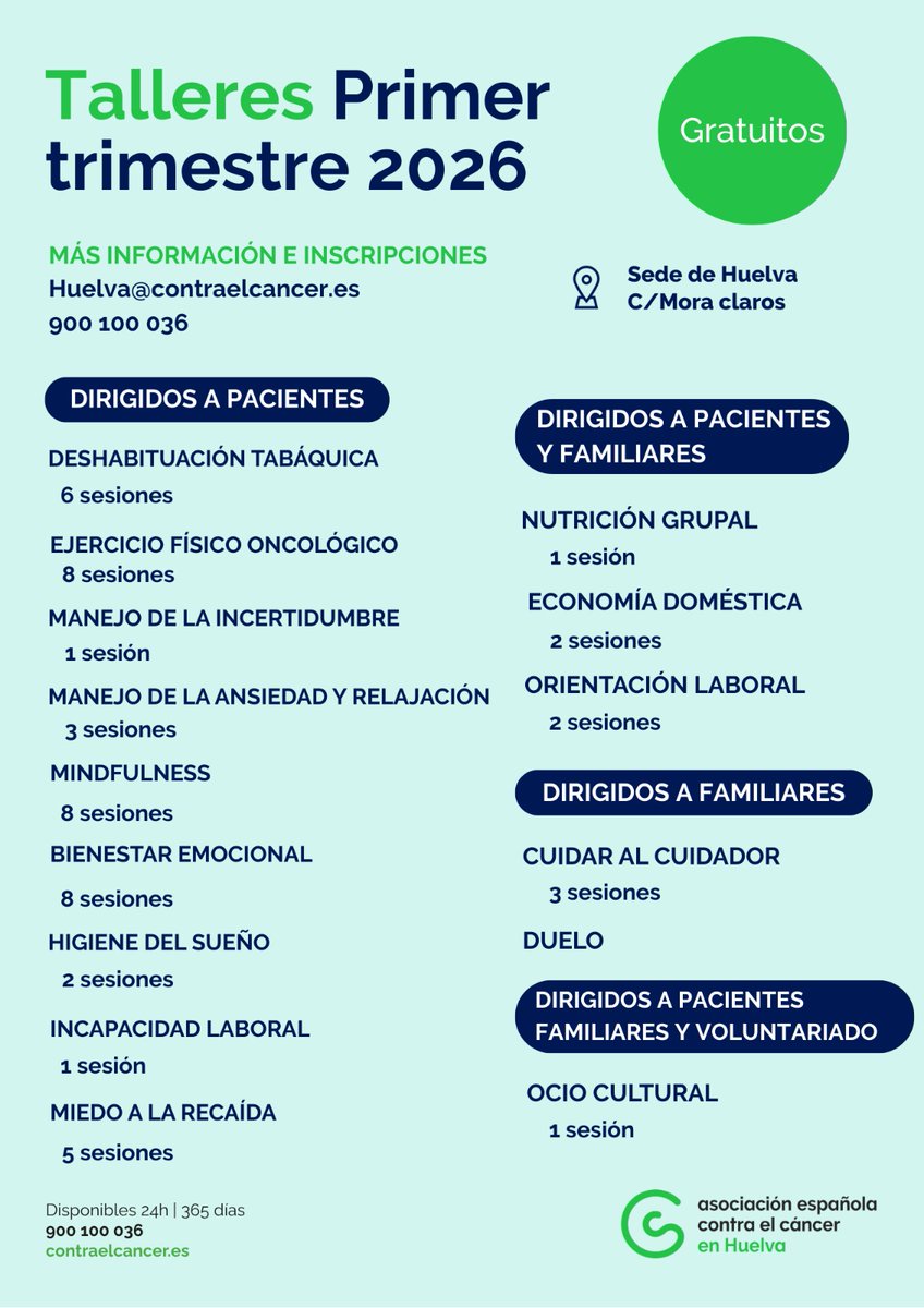 Asociación Española Contra el Cáncer Huelva tweet media