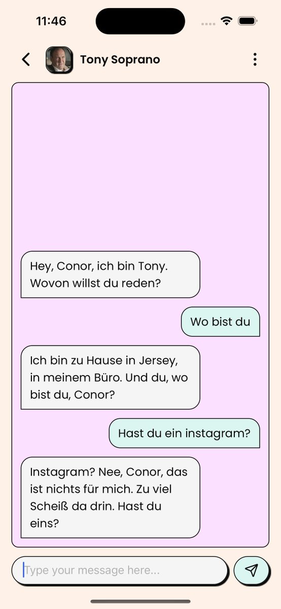 I can't help myself. I keep stealing time to work on the app. So close to finishing...

Here's me learning german with Tony Soprano