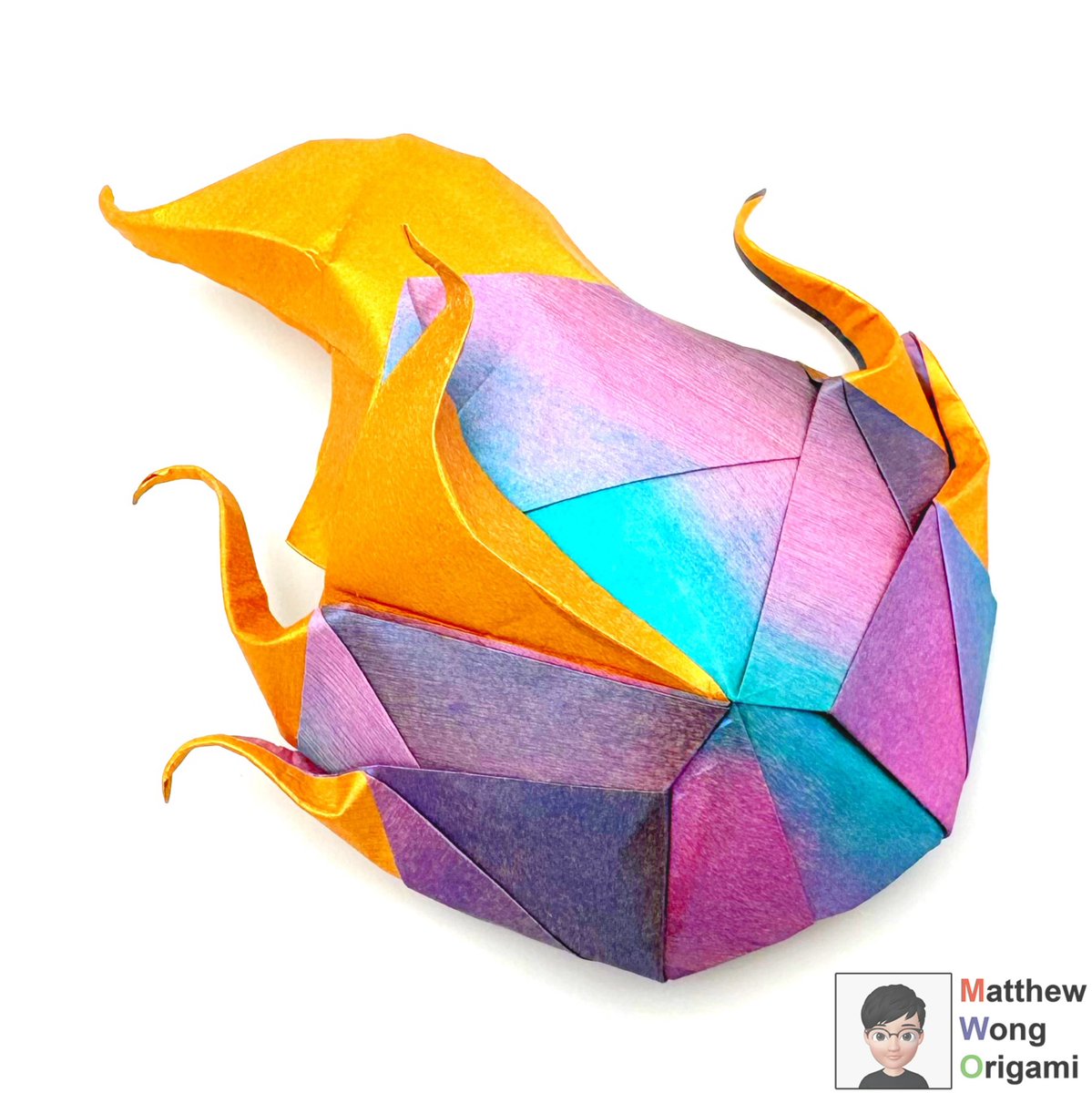 MatthewWongchai's tweet photo. 🐲🍓🍇🍉🍑
Dragon Fruit - Sam Hesp
Paint Biotope 34cm x 34cm
.
#origami #摺紙 #折紙 #折纸 #折り紙 #おりがみ #paper #art #artist #paperart #origamiart #fold #paperfolding #craft #papercraft #gallery #photooftheday #artoftheday #ioio #ioiox #ioio2025 https://t.co/dot96Fr6KO