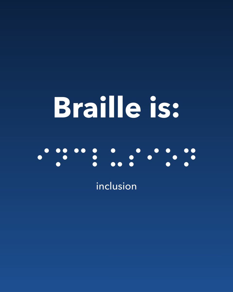 #Braille is... different things to different people in the #BlindNewWorld.

What does it mean to you?