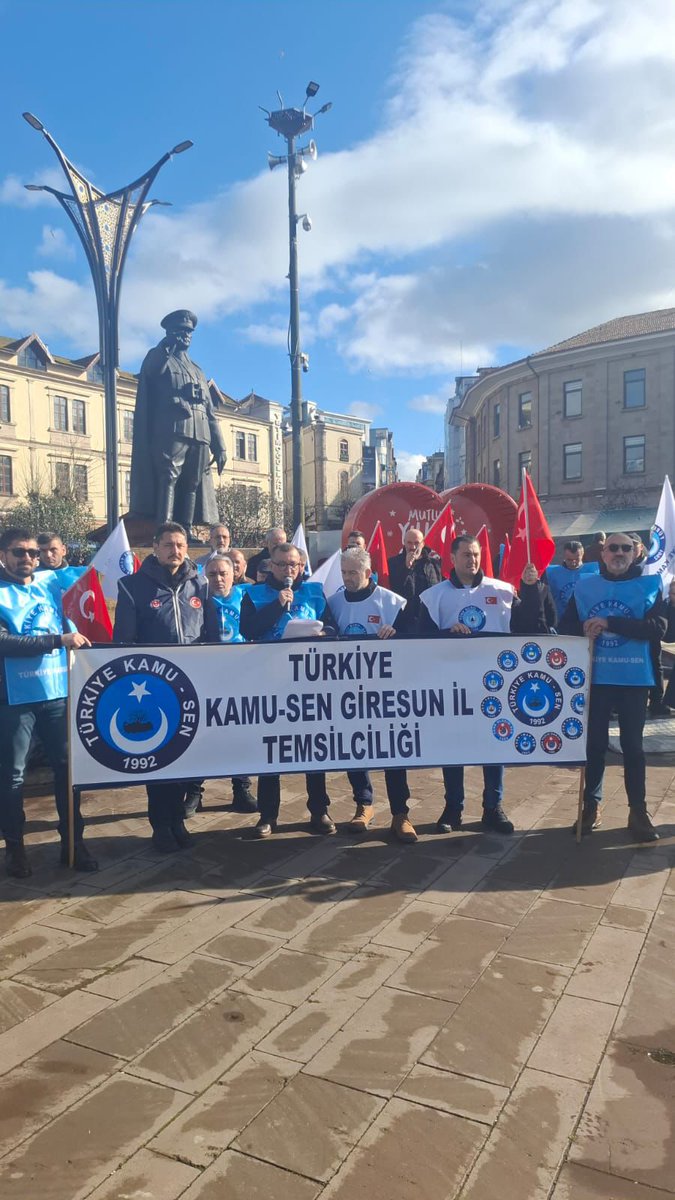 Ücrette Hakkaniyet
Vergide Adalet
İstihdamda Güvence istiyoruz!

📍Bartın
📍Tokat
📍Mardin
📍Giresun