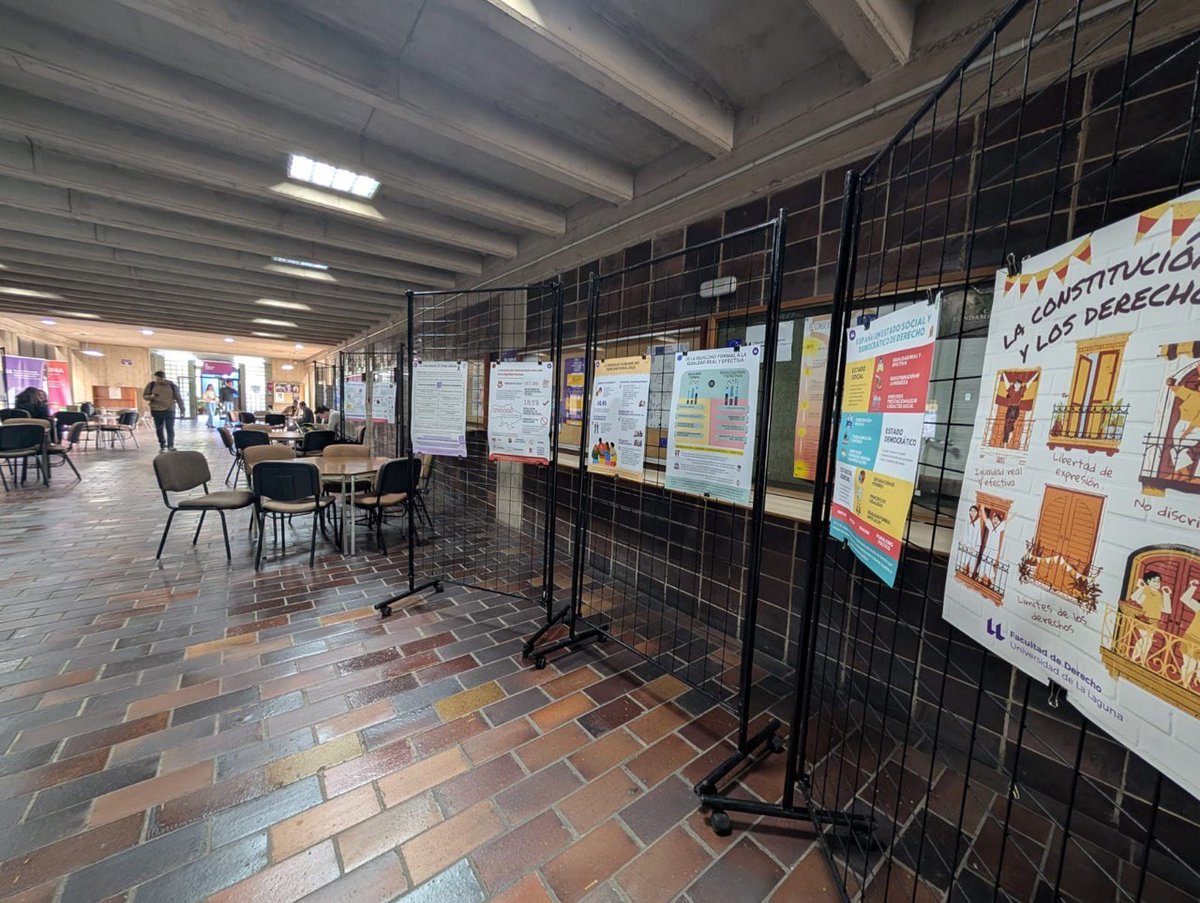 ULL's tweet image. 📚 La Facultad de Derecho impulsa una exposición acerca de los derechos fundamentales en la Constitución Española

👉 t.ull.es/25qg