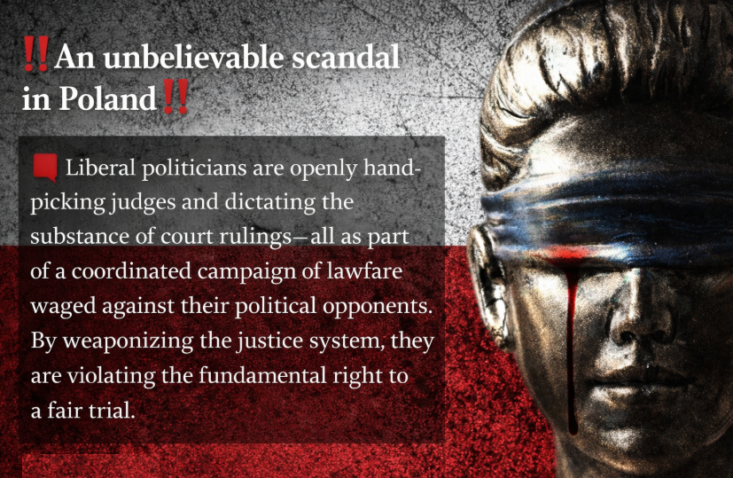 RomanowskiPL's tweet photo. ‼️An unbelievable scandal in Poland‼️

🟥 Liberal politicians are openly hand-picking judges and dictating the substance of court rulings—all as part of a coordinated campaign of lawfare waged against their political opponents. By weaponizing the justice system, they are violating the fundamental right to a fair trial.

‼️The events of just the past month make this crystal clear.

1⃣ In December 2025, the Warsaw Regional Court issued a final and binding decision overturning the European Arrest Warrant issued against me. That ruling sent the ruling left-liberal clique in Poland into a frenzy.

2⃣ Almost immediately, a public, political order was issued to an illegally operating prosecution service to file a new motion based on the very same factual and legal circumstances—in blatant violation of the law, including the ne bis in idem principle, which prohibits the state from pursuing the same matter again after a final judicial decision.

➡️ I have explained elsewhere why the prosecution service itself is acting unlawfully.⤵️
https://t.co/zg0s11omLL

3⃣ Judge Dariusz Łubowski—the judge legally competent to hear the new motion—was removed from the case on a scandalous pretext: the substance of his earlier ruling. This was yet another clear violation of the law.

Under the internal case-assignment rules of the Warsaw Regional Court, matters involving international legal cooperation are handled by a designated judge assigned to that category of cases. For years, this internal allocation practice was accepted, routine, and unquestioned. It suddenly became “problematic” only after the judge issued a decision the ruling camp disliked.

4⃣ But today crossed an even more outrageous line.
Instead of randomly assigning a judge, as required by law, the illegitimate court authorities simply appointed a specific judge by hand.
No rules. No pretense.

➡️I have also explained elsewhere why the current court leadership is itself operating unlawfully.⤵️
https://t.co/F9V7EYGcYH

Nowhere is this more visible than in Warsaw, where illegitimately imposed court authorities carried out targeted purges within criminal divisions—the very divisions that handle cases against political opponents of the government. The purpose was obvious: to minimize the risk that an independent judge might be randomly assigned to a politically sensitive case.
‼️In my case, they went even further.
‼️They did not even dare to conduct a random draw. Instead, the judge was hand-picked—appointed “by finger,” in open defiance of the law.

➡️➡️ As a result, the panel assigned to my case is unlawful—
🏦 not only under Polish criminal procedure (improper composition of the court—Article 439 §1 point 2 of the Code of Criminal Procedure),
🏦 but also under Article 6(1) of the European Convention on Human Rights. In its judgment of 12 April 2018 (application no. 36661/07), the European Court of Human Rights held unambiguously that appointing a judge in violation of statutory rules—by bypassing random assignment—means the case is not being heard by a “tribunal established by law,” and thus violates Article 6(1).

⁉️ And why did the ruling overturning the European Arrest Warrant anger the liberal autocrats in Warsaw so deeply?
➡️ I suggest reading the court’s own reasoning.
No commentary.
Just the text of the justification.⤵️

🔴 “It must be assumed that INTERPOL has recognized the actions of the Polish authorities directed against Marcin Romanowski as political persecution.”
🔴 “The refusal by INTERPOL [to issue a so-called Red Notice and to initiate an international search] is not only an autonomous ground for concluding that the continued maintenance in force of the European Arrest Warrant against Marcin Romanowski is grossly contrary to the interests of the Polish justice system, but is also, by the same token, disqualifying for the Polish executive authority, and in particular the National Public Prosecutor’s Office, as an authority of a democratic state governed by the rule of law.”
🔴 “INTERPOL refused to issue a Red Notice and to pursue Marcin Romanowski, recognizing that maintaining the data entry (the Red Notice) would constitute an infringement of the catalogue of human and civil rights contained in the Universal Declaration of Human Rights, and thus would violate the human rights of the person sought in this case.”
🔴 “It is also impossible not to notice an extremely dangerous phenomenon for a democratic state governed by the rule of law, unprecedented in any civilized legal order—namely, interference by the highest-ranking representatives of the executive branch in the sphere of judicial independence.”
🔴 “Facts notoriously known to the Polish public, and unfortunately also to the international public opinion, include drastic violations of the constitutional order by the executive authority in Poland.”
🔴 “A phenomenon that is notoriously known consists of constant public statements concerning ongoing judicial proceedings and the pronouncement of judgments before they have been issued by a court. This conduct is unlawful, as it violates the most fundamental human rights of all accused persons, in particular the presumption of innocence […]. These behaviors devastate the image of the Polish justice system domestically and—what is most important in the present case—also on the international stage.”
🔴 “Hungary is a full member of the European Union, and all decisions of the Hungarian State concerning the granting of political asylum produce identical legal effects to such decisions issued in any other Member State of the European Union.”
🔴 “Since the Hungarian State has determined that Marcin Romanowski is being persecuted in the Republic of Poland for political reasons, this assessment must be treated as having been made in good faithand must be fully respected.”
🔴 “The Hungarian State has fulfilled all formal requirements related to granting Marcin Romanowski refugee status; in particular, it notified the Council of the European Union of this fact. The Council accepted this information, did not challenge it, and subsequently informed the Polish side and all other Member States of the European Union. There is therefore no doubt whatsoever that the decision of the Hungarian authorities is fully compliant with European Union law and international law.”
🔴 “A European Arrest Warrant cannot be regarded as a tool of repression against persons who, in the assessment of any Member State of the European Union, are being persecuted in another Member State for political reasons. For this reason as well, the European Arrest Warrant issued against Marcin Romanowski in the present case could not be upheld.”
🔴 “In the present case, the court has reviewed the entirety of the investigation files and all the evidence collected and—without daring to render any judgment—considers it entirely unjustified to publicly portray Marcin Romanowski as a guilty person who, once brought back to the country, will be convicted and imprisoned (as publicly stated by one of the highest-rankingrepresentatives of the executive authority, opposition members hiding abroad should be abducted by Polish special services and brought to Poland ‘in the trunk’). These vile statements, incompatible with the most elementary standards of a democratic state governed by the rule of law, are widely known also to the international public opinion. They directly encroach upon the sphere of judicial independence, including in the present case. These circumstances annihilate the credibility of the Polish State, including the Polish judiciary.”
 🔴 “These violations of human rights and the constitutional order are taking place amid the complete silence of all institutions of the European Union.”
🔴 “In light of the circumstances outlined above, there are serious concerns that the situation currently prevailing in the Polish State may be classified as a crypto-dictatorship.”