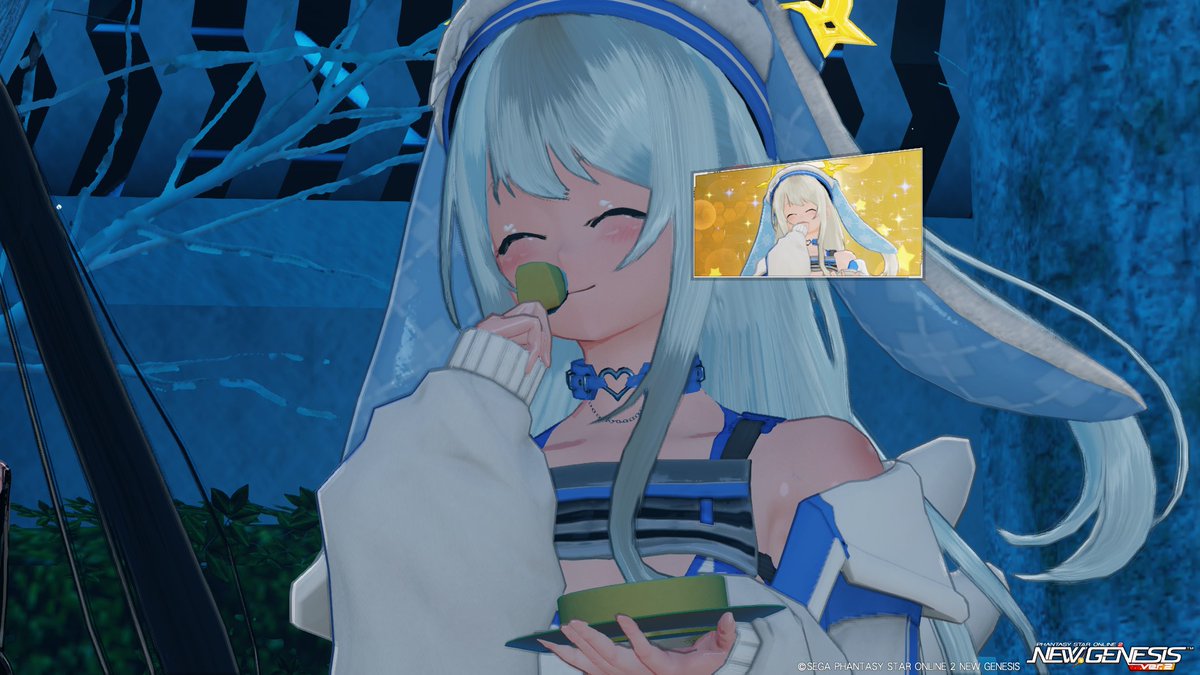 Edna_PSO2's tweet image. そういえば、食べる直前みたいなSSを撮っていなかったなって思って撮ってみました。
#PSO2NGS_SS #メンテの日じゃないけどssを貼る