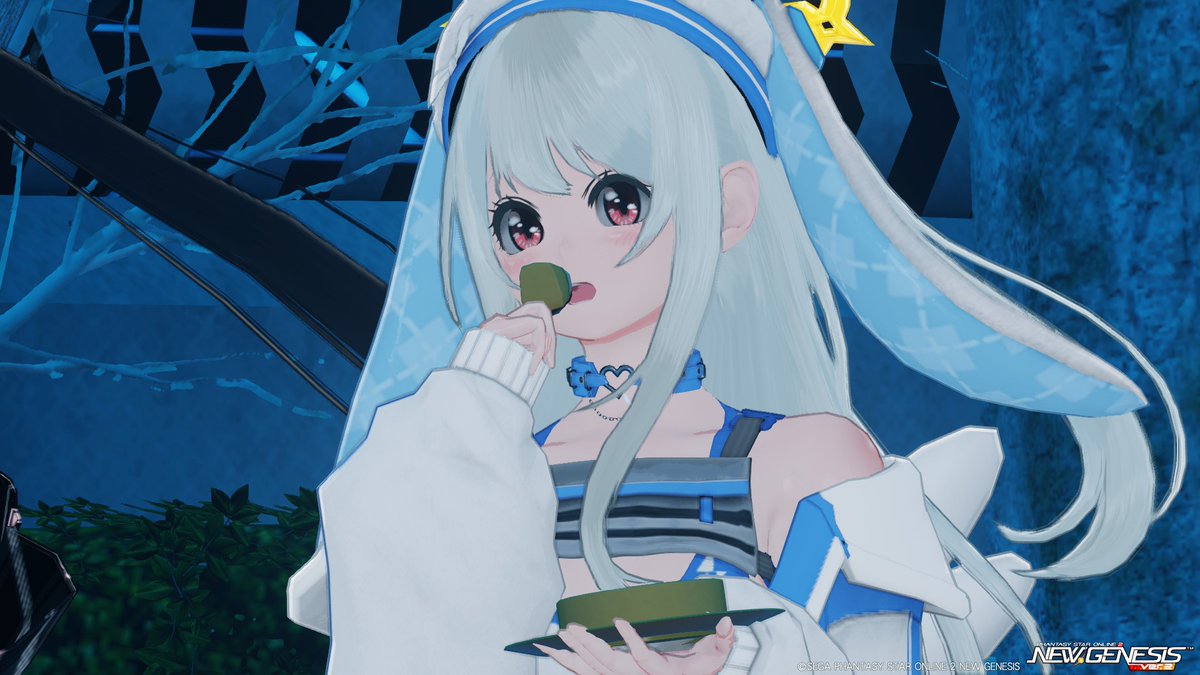 Edna_PSO2's tweet image. そういえば、食べる直前みたいなSSを撮っていなかったなって思って撮ってみました。
#PSO2NGS_SS #メンテの日じゃないけどssを貼る