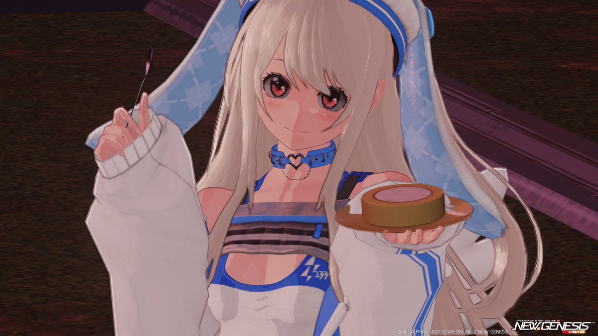 Edna_PSO2's tweet image. そういえば、食べる直前みたいなSSを撮っていなかったなって思って撮ってみました。
#PSO2NGS_SS #メンテの日じゃないけどssを貼る