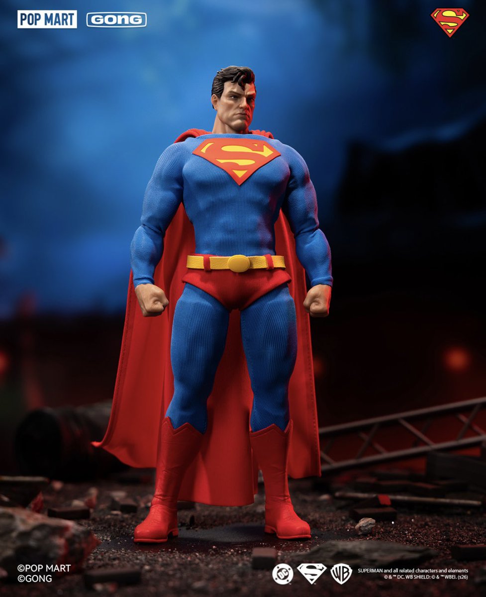 ポップマートのブランドGONGからバットマン ハッシュのスーパーマンが1