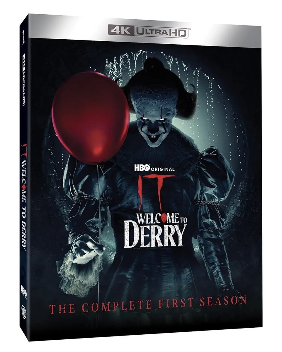 Pennywisefan111's tweet image. The new HBO Original series IT: Welcome To Derry first complete season will be getting an 4k Ultra HD release. 

It relases May 15. #ITWelcomeToDerry