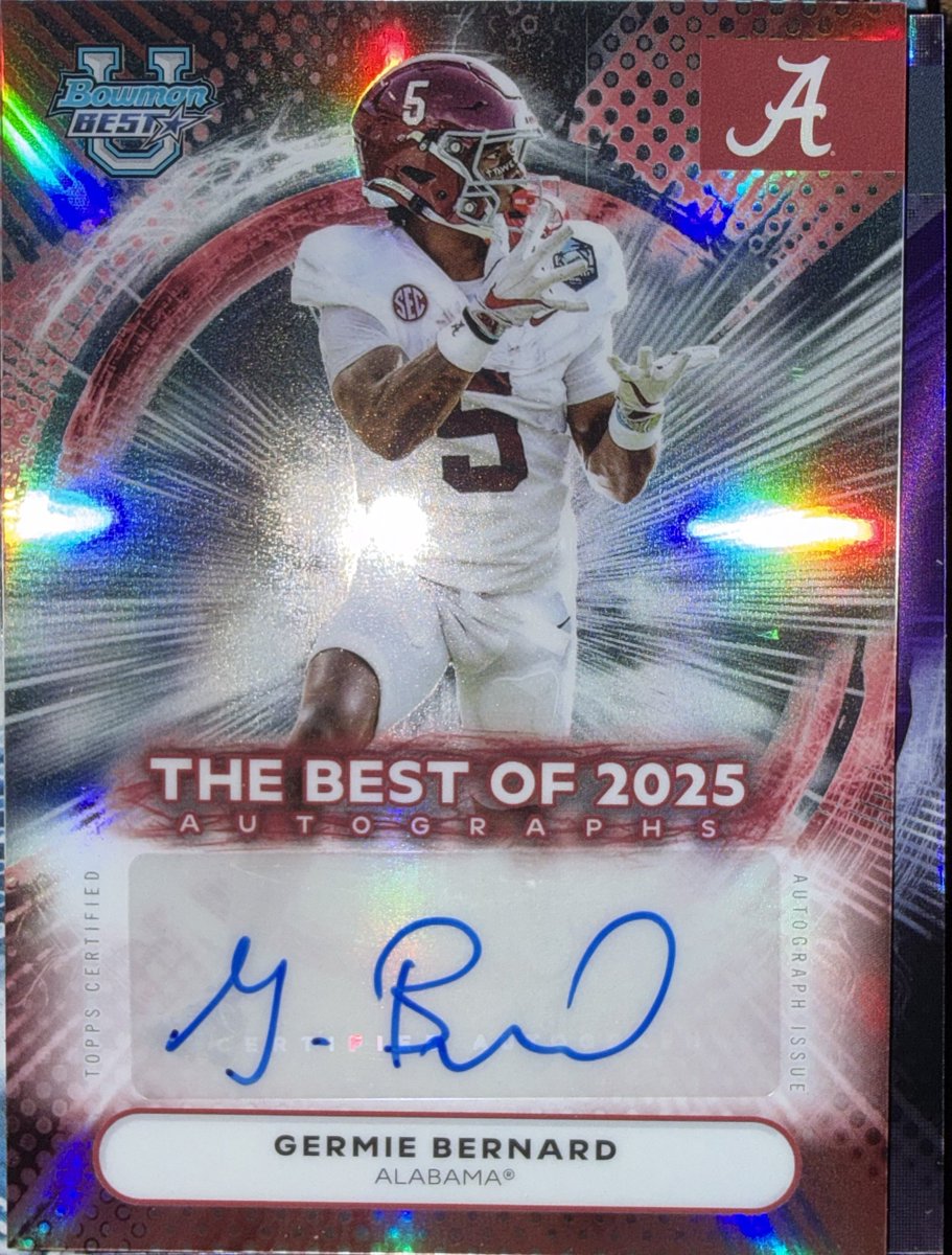 ECCardCo's tweet image. 🔥 NEW HEAT DROPPING TODAY at Emerald Coast Cards 🔥

NFL | College Football | MLB 
✔️ Reigning Heisman winner AUTO
✔️ Aaron Judge /25 
✔️ Alabama’s top WR AUTO
✔️ Vladimir Guerrero Sr. /49 for the OGs

Something for everyone 👀
Follow the page — more coming soon!