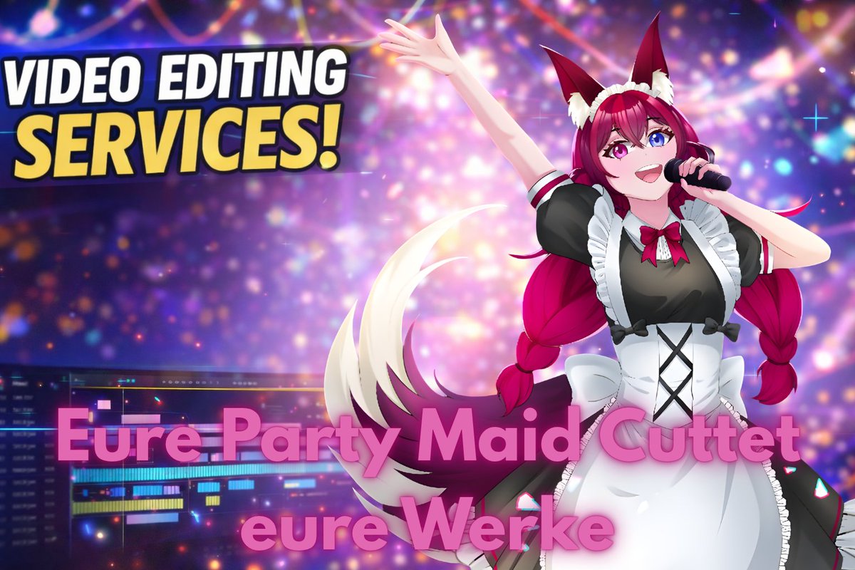FeierWolfiVT's tweet image. ✨Es gibt News ✨ 

Ich biete euch meinen Service als Cutterin an. ✂️

Falls ihr jemanden sucht der für euch shorts oder ähnliches zusammenschneiden und auf hübschen soll dann ist das eure chance mir per DM für einen kleinen Preis zu schreiben ❤️