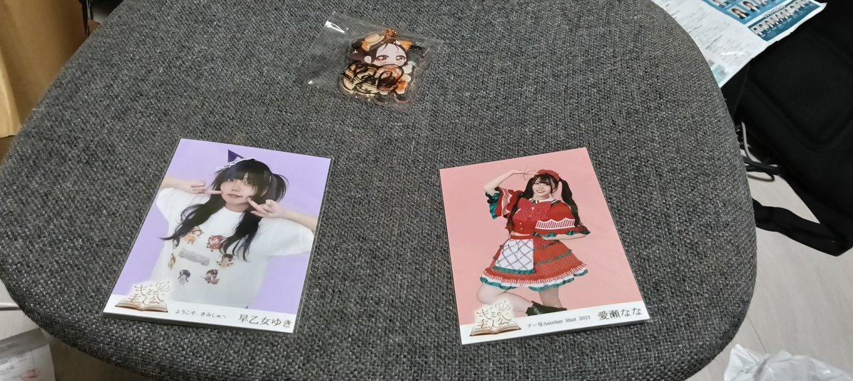 昨年12月26日のXホールで行われたきみしゅワンマンにて くじで手に入れ