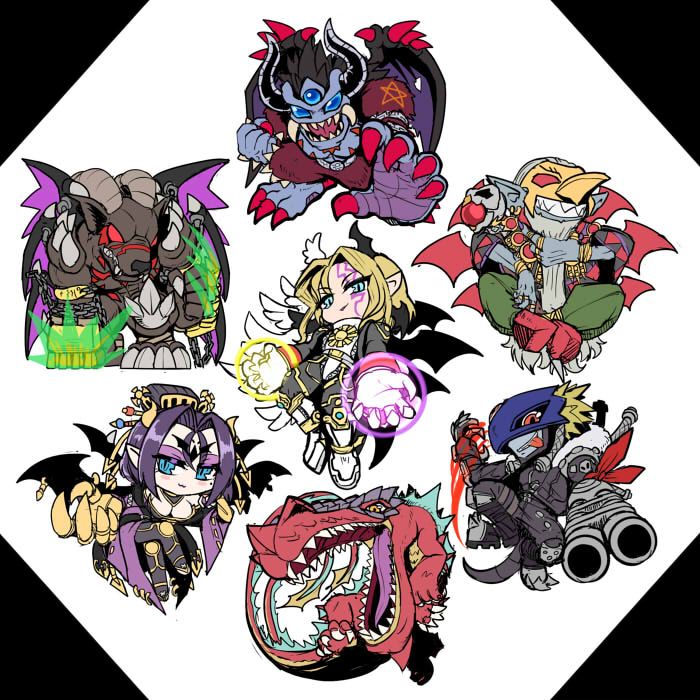 Emperor (天皇, tennō) Lucemon: Falldown Mode (@tenshiofhope) on Twitter photo 