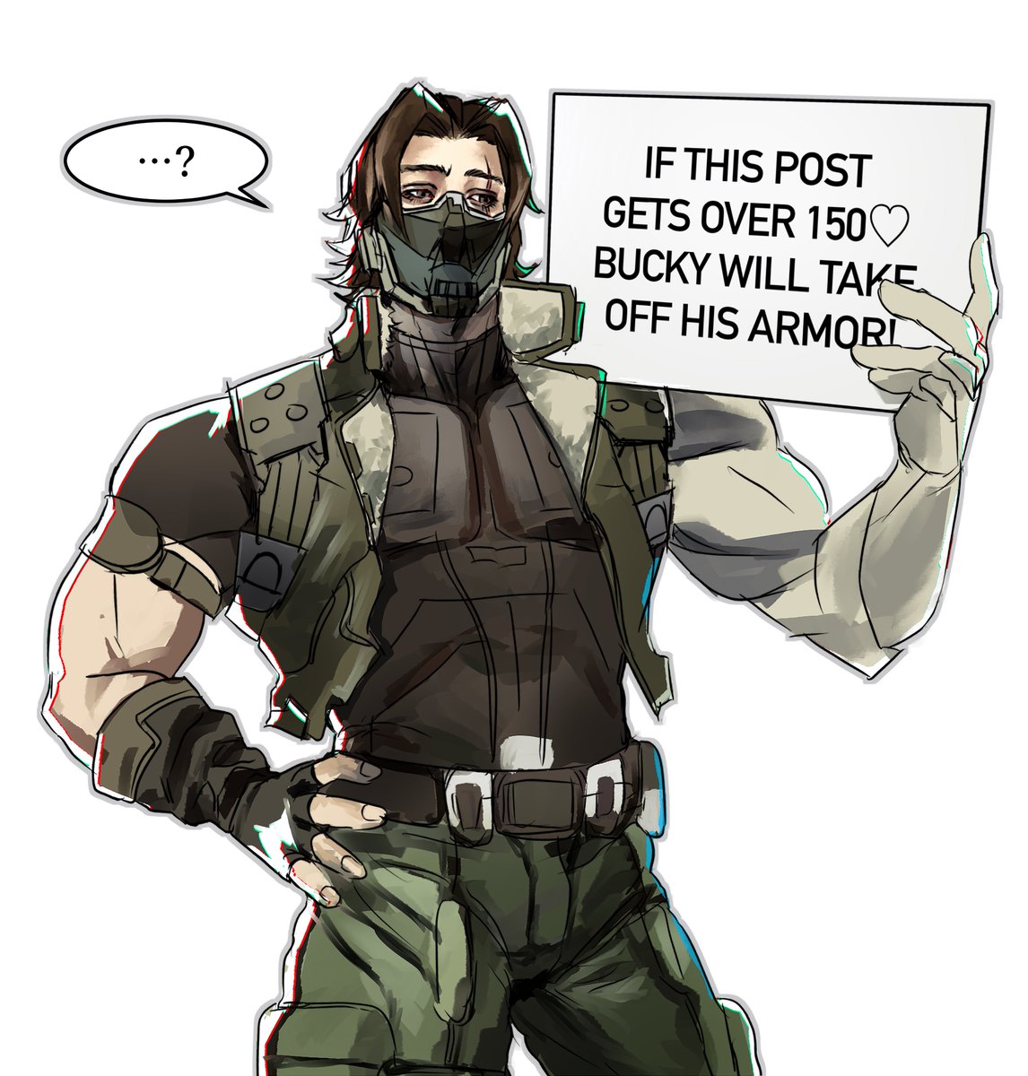 R2_heimer's tweet image. bucky found something 🥵