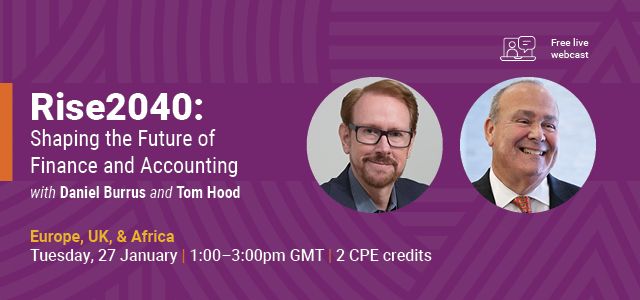 CimaIreland's tweet image. Join renowned futurist and best-selling author Daniel Burrus as we expand our global initiative to define the future of the profession. Space is limited, so reserve your virtual seat today! lnkd.in/dDWYhH2P 

 #Rise2040 #FutureCGMA #FinanceandAccounting