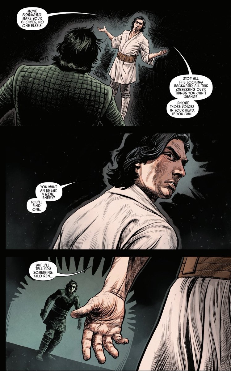 LeonieLovesK's tweet image. Love Bens expressions and he seems so wise in contrary to Kylo... 🥹🦋 boah I think there would be so much they could show us with him... but no, they are cowards!!!!
#TheHuntForBenSolo