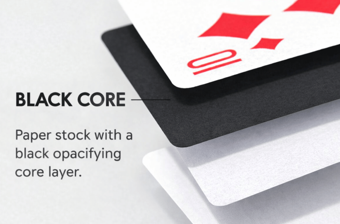 CustomGameDecks's tweet image. All card stock options available ✅
Black core / Blue core / White core...
Paper isn’t just thickness.
See the reference photos 👇
Need help picking? Message us your deck type + quantity.

#CustomPlayingCards #TarotCards #TCG #BoardGame #Cardstock #Printing #Manufacturing
