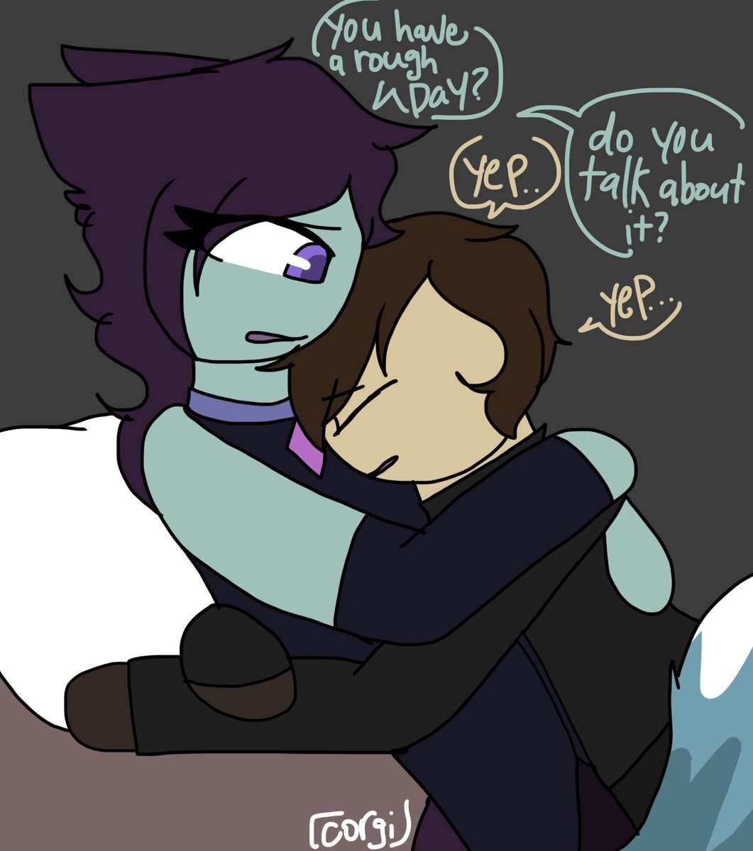 FluffriousCorgi's tweet image. Comfort 
#stickmanArt