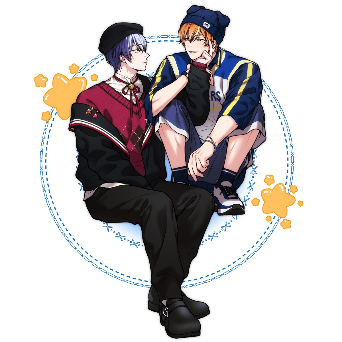 친구가 아키토우 그려줬어요 😍😍😍😍😍