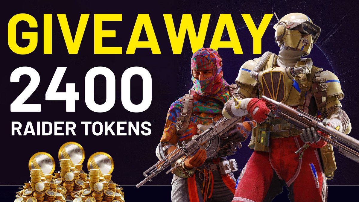 🔥 ARC Raiders Giveaway 2400 Raiders Tokens🔥

➡️ TO ENTER:

🔹 Follow <a href="/ARCRaidersMedia/">ARC Raiders Updates</a>
🔹 Retweet &amp; Like
🔹 Comment your Platform

⏰ Giveaway ends in 7 days! All platforms and regions can participate.