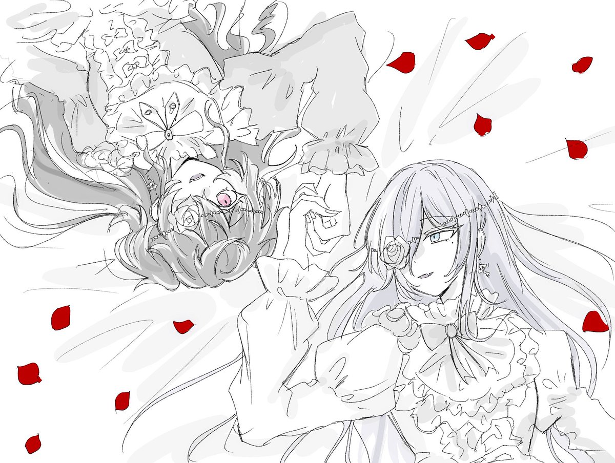 🌹🪓女体化落描き