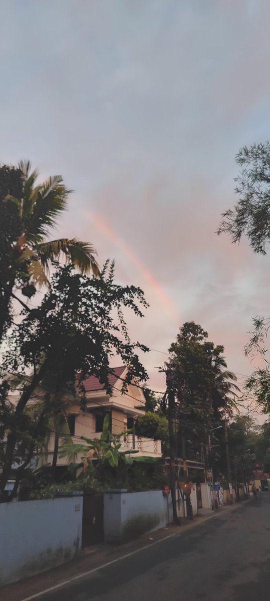 sridhark96's tweet photo. Being greeted by rainbows on my morning walks, two days in a row, feels like a quiet reward for waking up early. https://t.co/3l9SAYuL7g