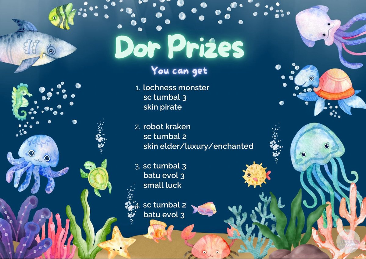 FISH IT FESS ‼️ WTT CANTUMIN UNAME tweet media