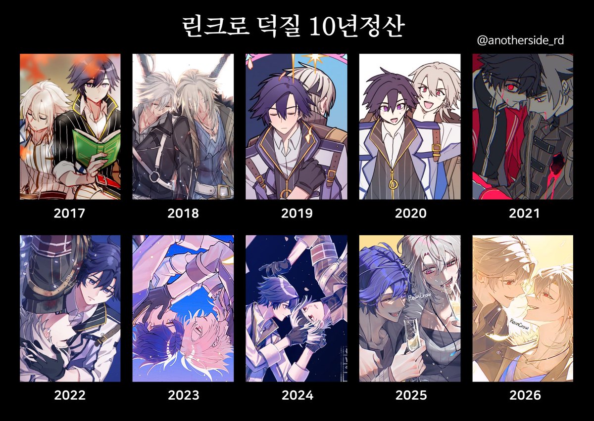 anotherside_rd's tweet photo. 린크로 10년 정산해봄,,,; 정말 늘지 않았다,,, https://t.co/ryerWrecwh
