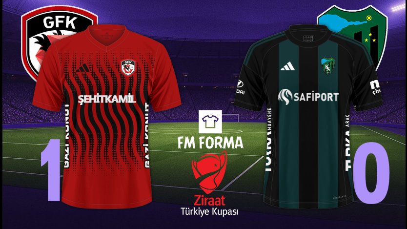 FmForma's tweet image. 🏆Ziraat Türkiye Kupası
🗓13.01.2026
⏱18:00
📅C Grubu
🏟Gaziantep Kalyon Stadyumu
⚽️#GaziantepFutbolKulübü 1️⃣🆚#Kocaelispor 0️⃣