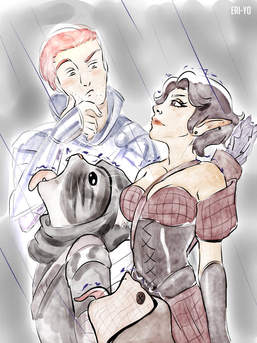 Our DND session. If we don't find water, we'll drink rain