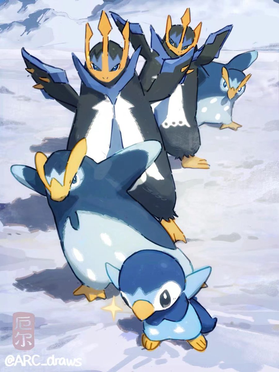 ARC_draws's tweet image. Penguins…🐧