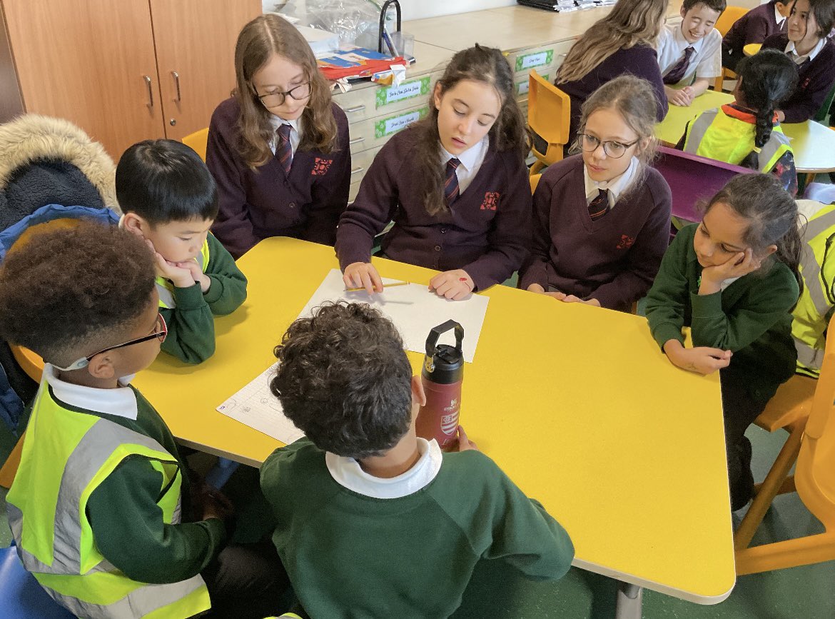 SMSJ_London's tweet photo. Our SMSJ ambassadors enjoyed visiting the Wren Academy ambassadors, where they shared ideas, listened to each other, and worked collaboratively to think of ways to improve our schools💚💛🧡💜 https://t.co/jlCxBG7GzM