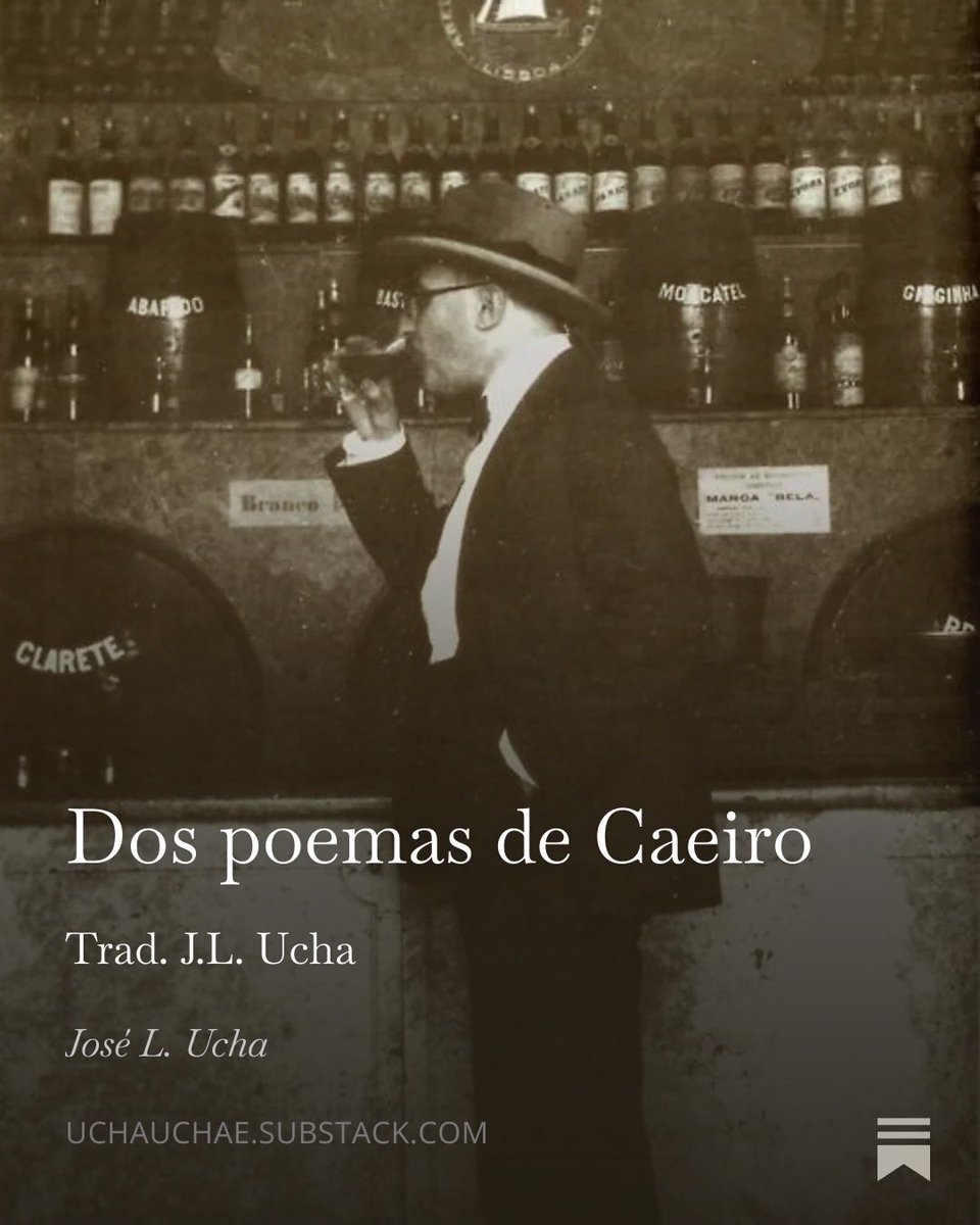 he vuelto a subir una traducción aquí, esta vez Pessoa,
open.substack.com/pub/uchauchae/…