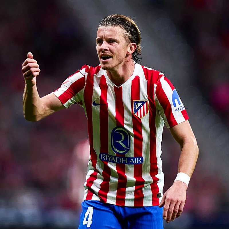 EnglishAbroad1's tweet photo. 🏠 Conor Gallagher’s time abroad has come to an end 💔
The 25-year-old, who joined Atlético in August 2024, made 77 appearances for the Spanish club. He provided 7 goals and 7 assists during that time.
He’s now completed a £35m move to Tottenham #atelti #thfc https://t.co/wsijyTRjK0