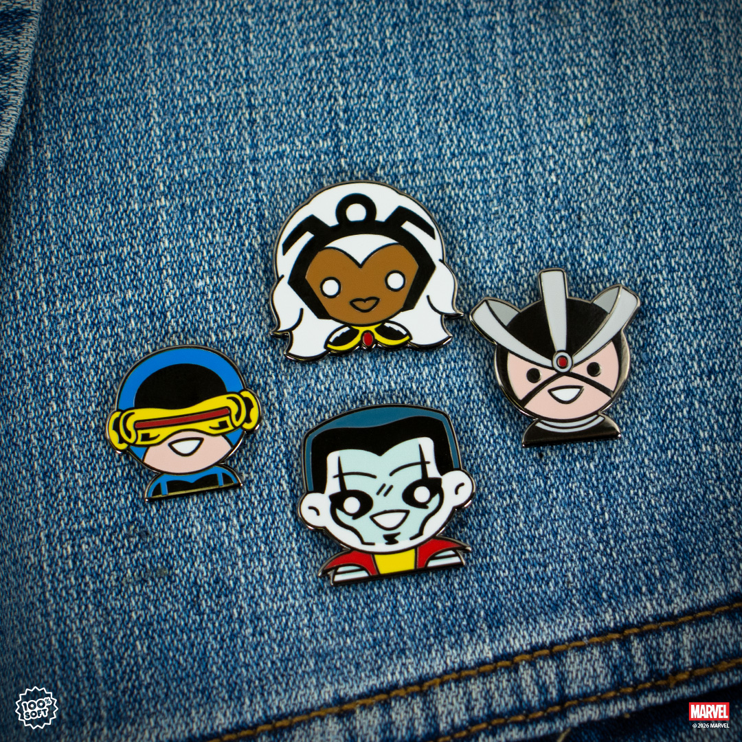 New Marvel pins have arrived! Featuring Colossus, Cyclops, Havok