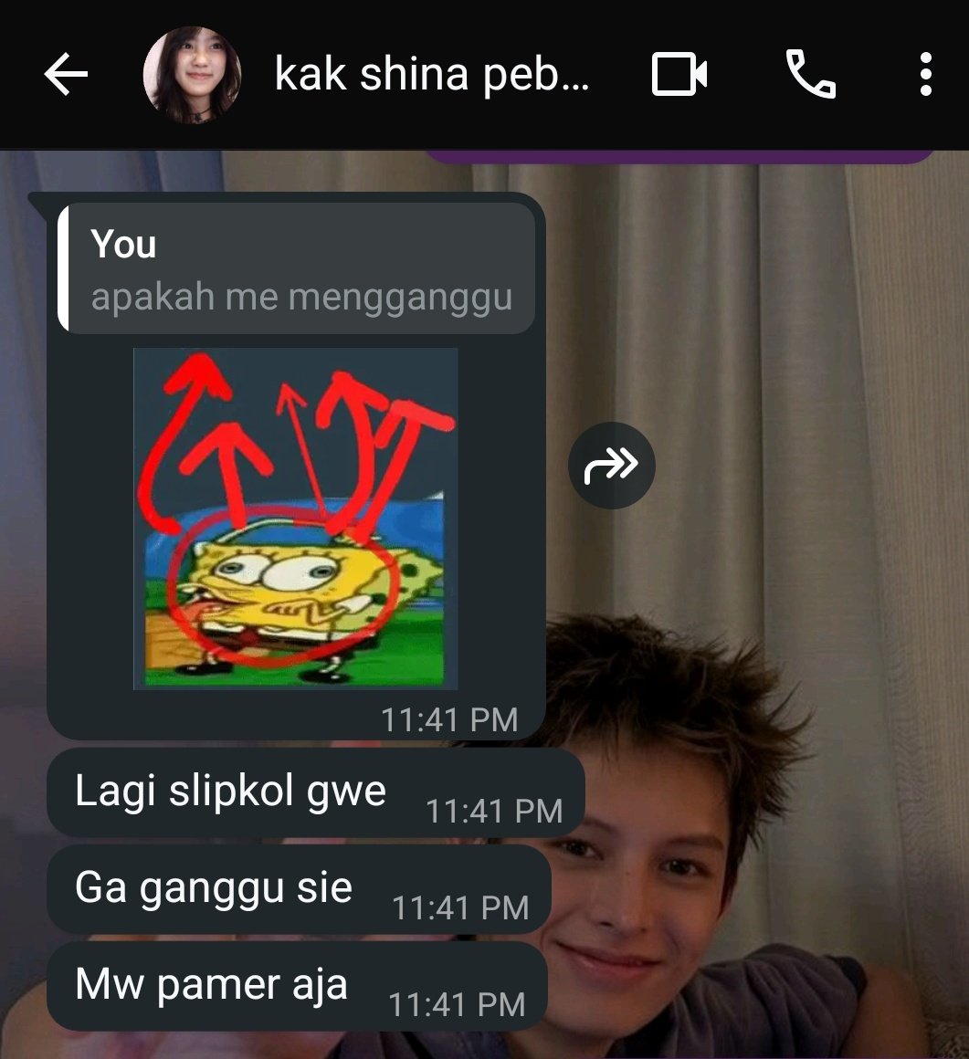 KinnotesR's tweet image. ga lagi gua ga enakan ke kak shina makasih info yang ga berinfonya