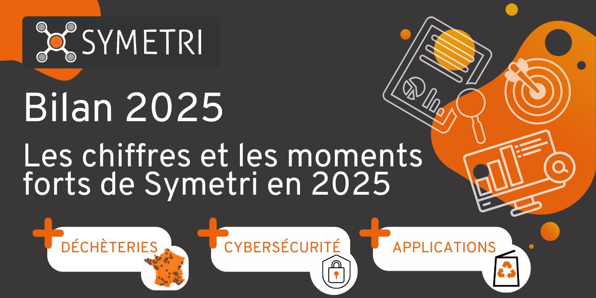 #2025 : une belle année ! Croissance, #innovations, nouveaux clients et talents, nouvelles applis... 💪2026 s’annonce encore plus ambitieuse pour accompagner les territoires vers une gestion des déchets plus efficace, durable et connectée 👉Bilan complet : symetri.fr/2026/01/12/sym…