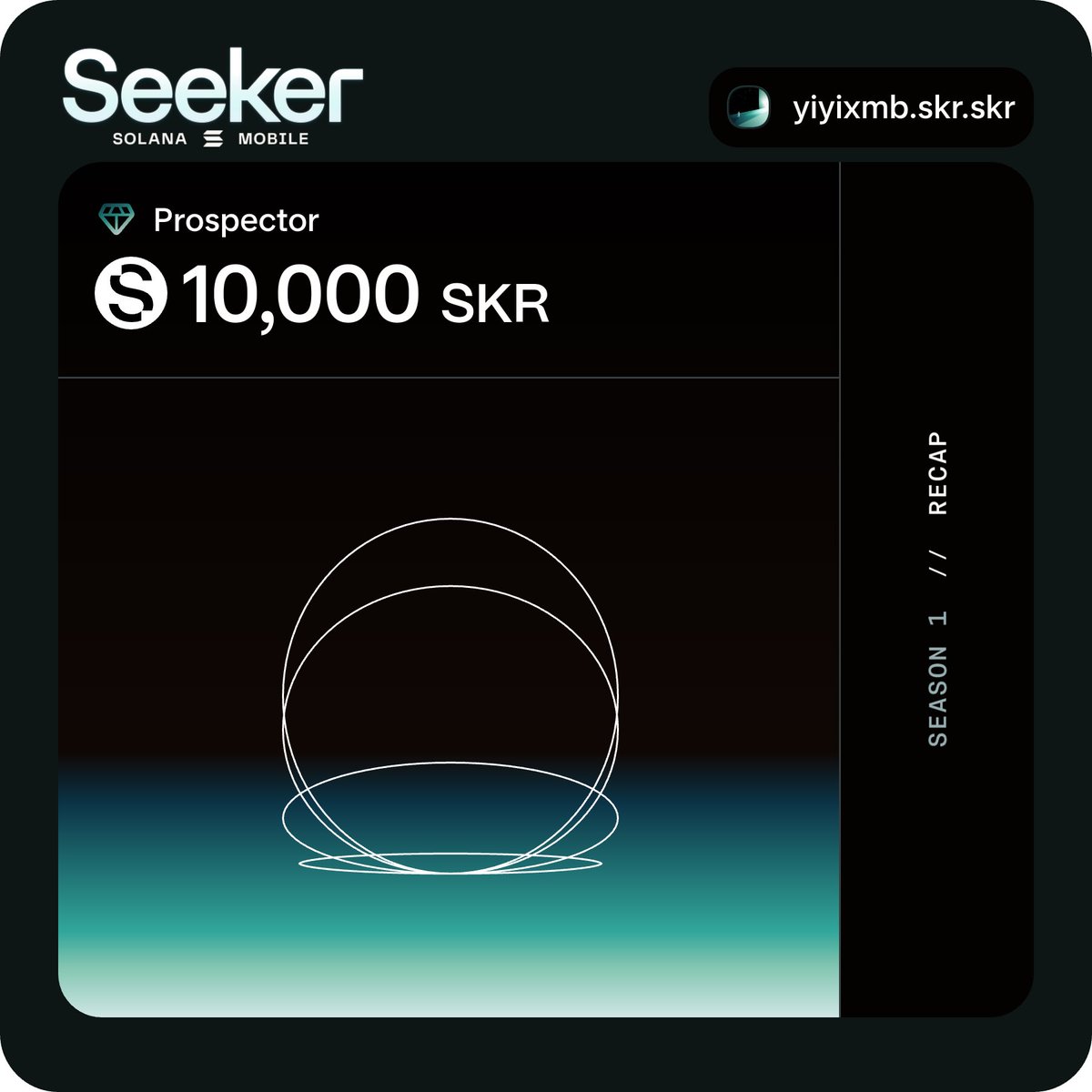 ✓Sol手机空投拿了10000个SKR，没有重视级别，稍微做了几个交易给的，看来是交易级别高了，给的代币越多，有手机的记得去查询，在钱包 右下角点进去就看得到了，目前场外多少u一个？