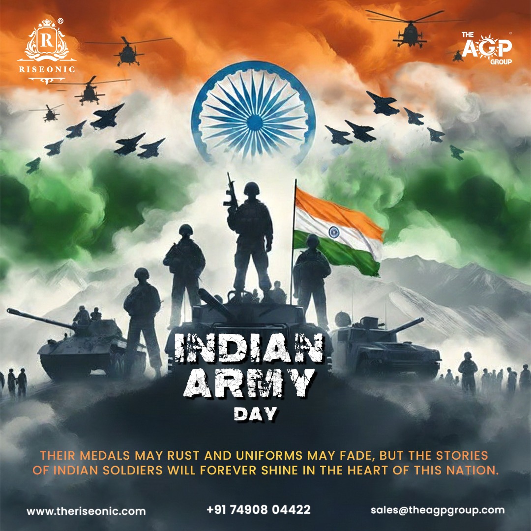 theriseonic's tweet photo. On this Indian Army Day, we extend our deepest respect and gratitude to the brave men and women of the Indian Army.
Their courage, discipline, and unwavering commitment to the nation inspire us every day.

We honer their sacrifice and service that safeguard our freedom and future https://t.co/LIb14AzfHu