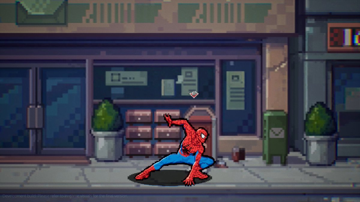 mmmmmmmmiller's tweet photo. ‼️ PIXEL ART SPIDER-MAN 4K SCREENSHOTS

Here's a collection of 4K screenshots showcasing the new Marvel Cosmic Invasion collaboration costume for Spider-Man, coming to the #MarvelRivals in-game store this Friday, January 16th. https://t.co/cekzOVDhH2