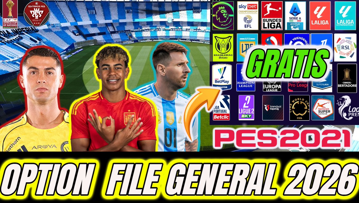 PES 2021 al 2026 ACTUALIZADO y COMPLETO OPTION FILE PS4 PS5 PC GRATIS <a href="/EditemosPES/">Editemos PES</a> 

👇👇👇👇👇👇👇👇👇👇👇👇👇👇👇👇👇👇

youtu.be/gv8igJTF-8s?si…
